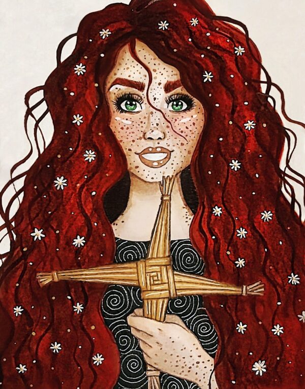 Saint Goddess Brigid Young Irish Mythology Tales From The Wood Shelly Mooney