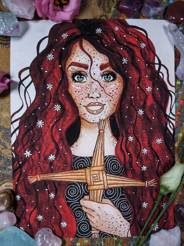 Saint Goddess Brigid Young Irish Mythology Tales From The Wood Shelly Mooney